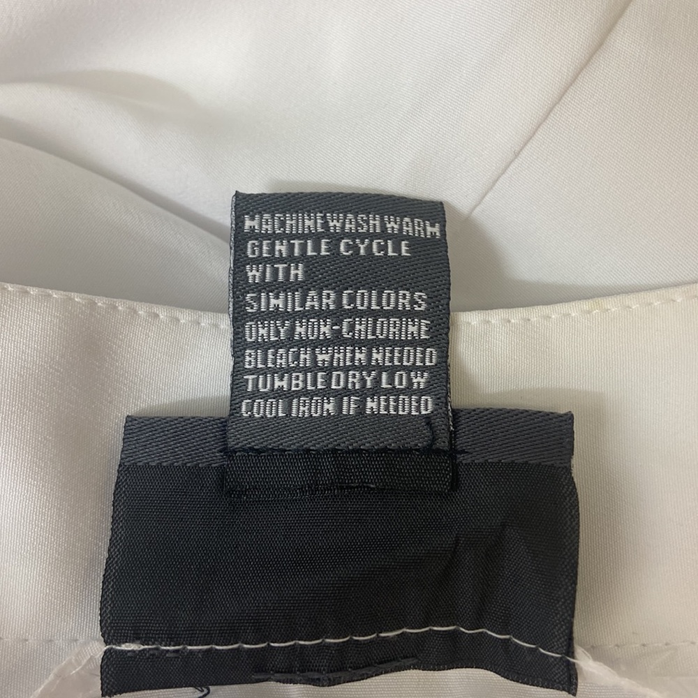 Notations White Button Down Embroidered Detail Bl… - image 8